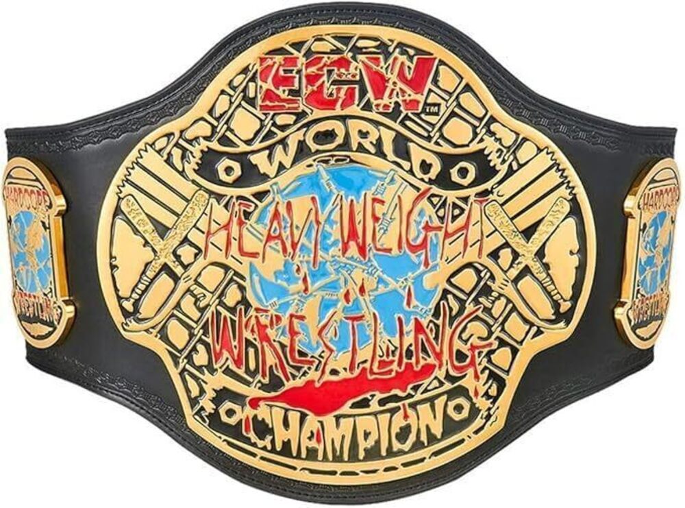 3777 ECW WORLD HEAVYWEIGHT CHAMPION REPLICA BELT ADULT SIZE